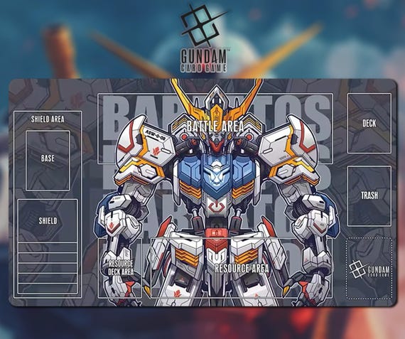 プレイマット ASW-G-08 バルバトスガンダム ガンダムカードゲーム