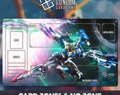 Playmat GN-0000 00 Gundam Card Game With Zone - Gundam TCG / 24x14