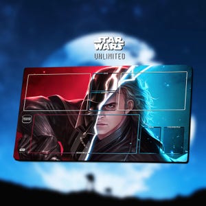 Playmat Darth vader x Luke skywalker - Star Wars Unlimited TCG / 24x14 inches (600x350x2mm)