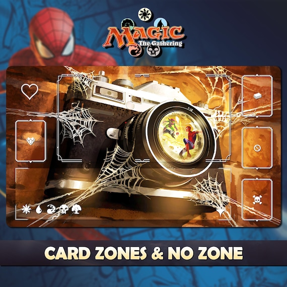 Playmat MTG X Spiderman Peter Parker's Camera Universes Beyond / 24''x14''  600x350x2mm Protective Bag Included - Etsy Ireland