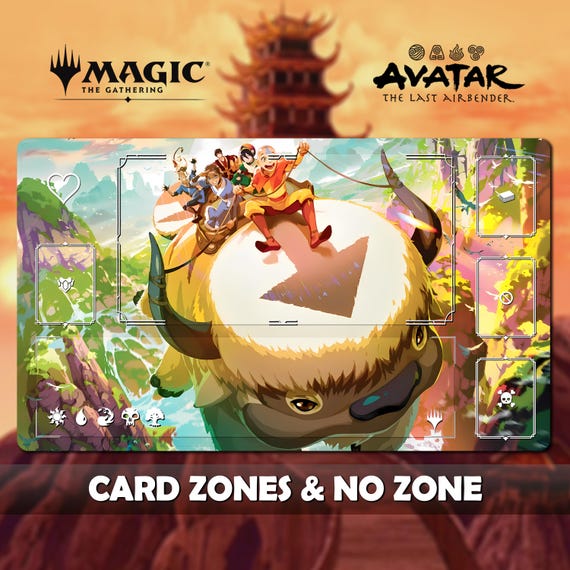 Playmat MTG the Last Airbender 24x14 (600 X 350mm) Trading Card