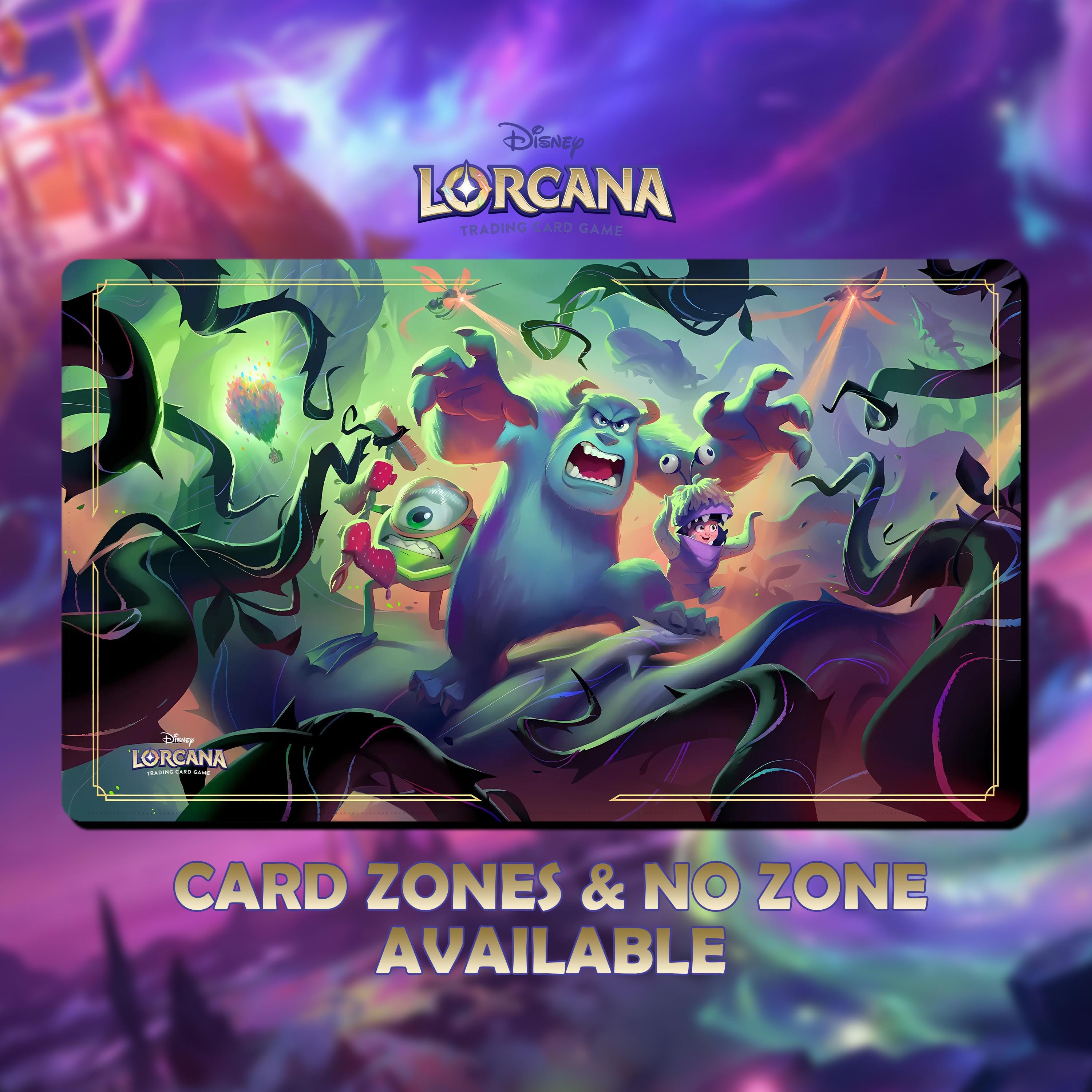 Playmat Attack of the Vine Mike Sully Boo TCG Lorcana 24x14 Inches