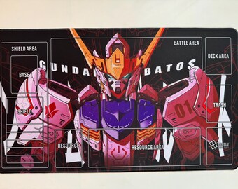 プレイマット ガンダム ASW-G-08 バルバトスガンダム ガンダムカード