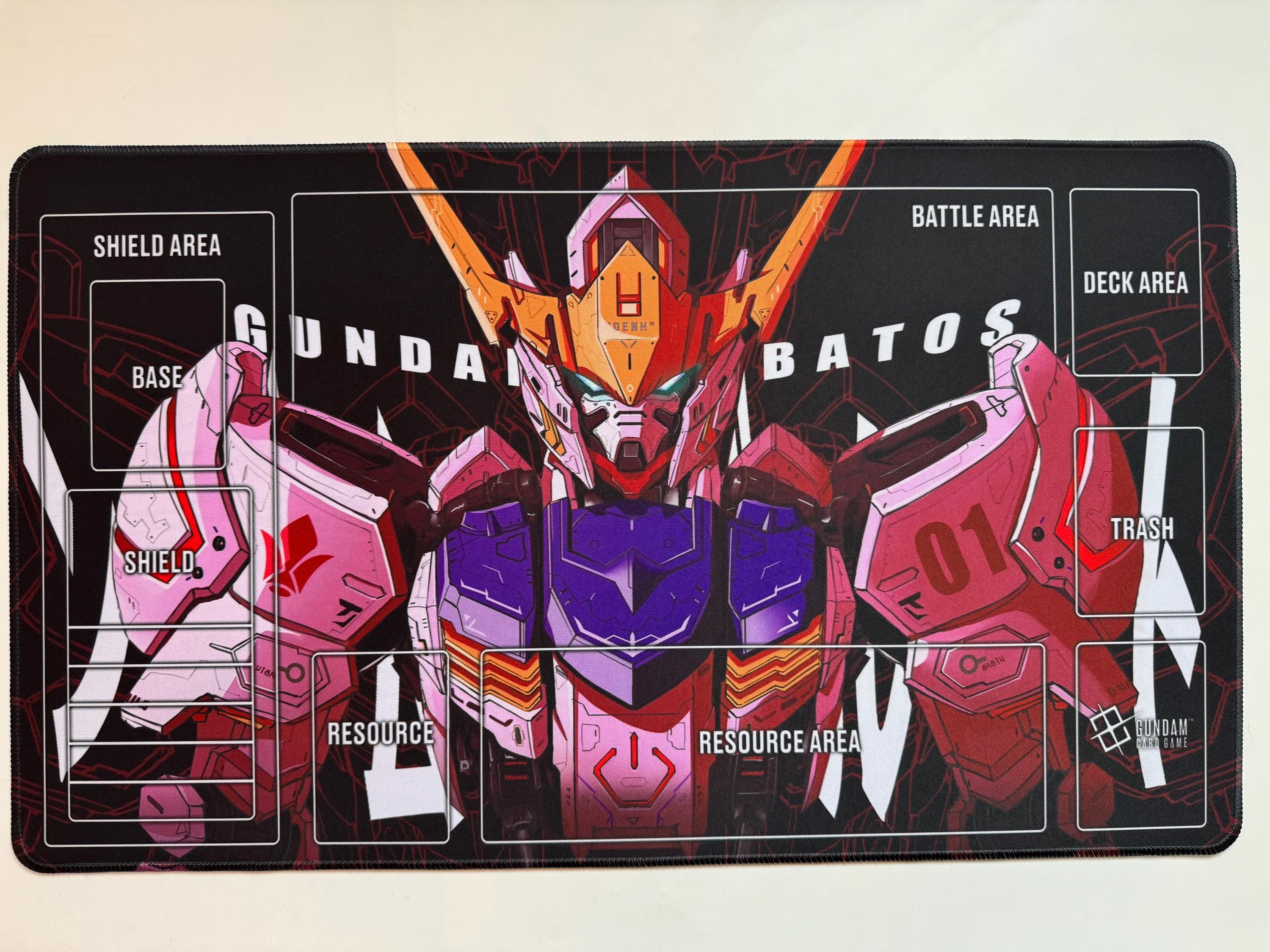 プレイマット ガンダム ASW-G-08 バルバトスガンダム ガンダムカード