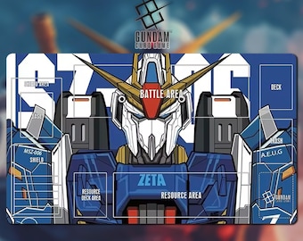 ガンダムゼータプレイマット - ガンダムカードゲーム - 24インチ