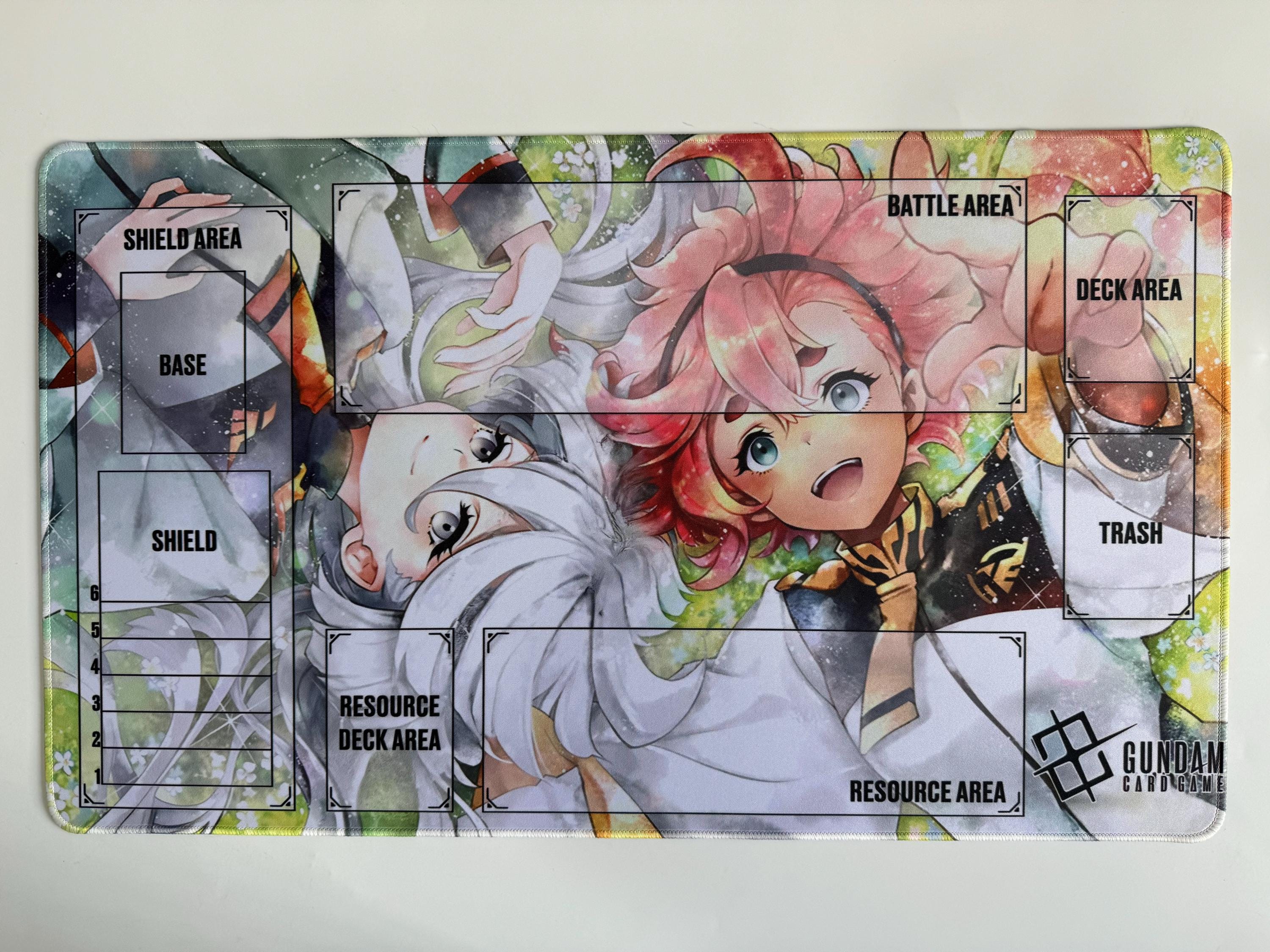 プレイマット スレッタ＆ミオリネ ゲームズフェスト - ガンダム