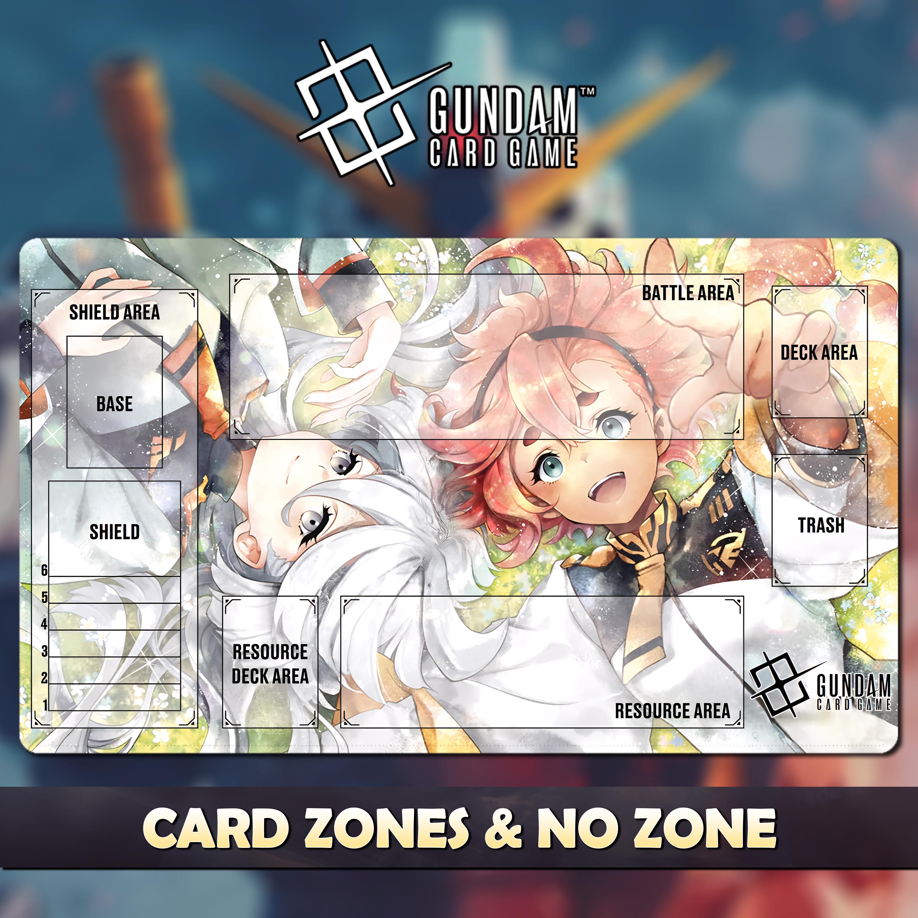 ガンダムカードゲーム 公式プレイマット スレッタ&ミオリネ ガンダムカードゲーム 公式プレイマット スレッタ＆ミオリネ
