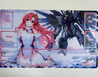 プレイマット GN-0000 ダブルオーガンダム カードゲーム ゾーン付き