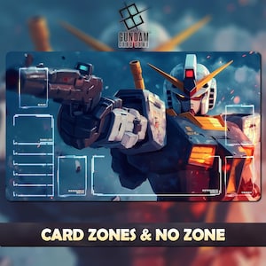 Playmat Gundam Card Game - Gundam TCG / 24x14 inches (600x350x2mm)