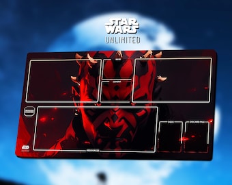 Spielmatte Darth Maul - Star Wars Unlimited TKG / 24x14 inches (600x350x2mm)