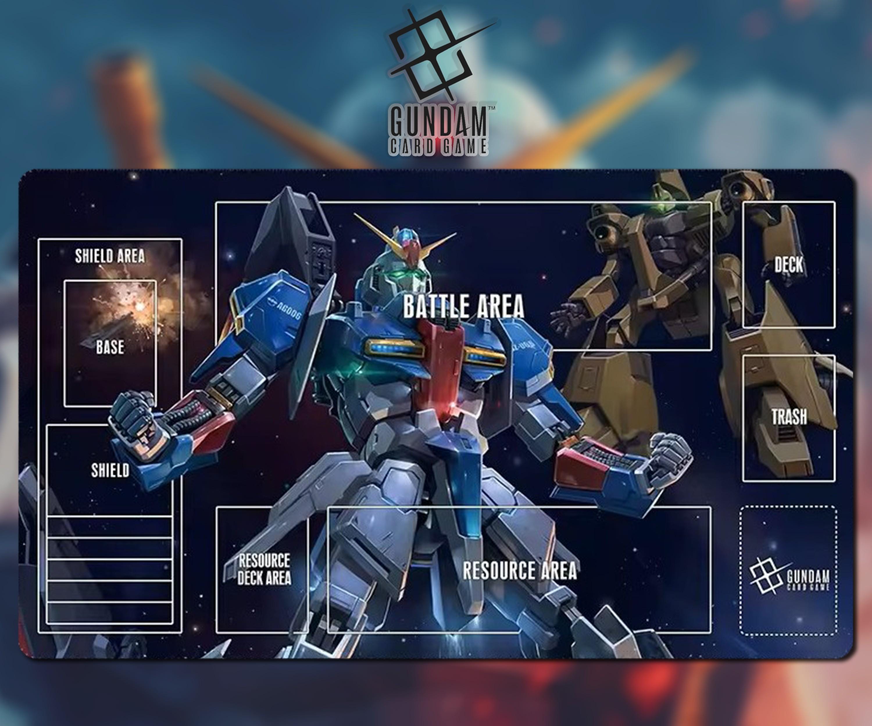 GUNDAM CARD GAME プレイマット Playmat Zeta Gundam Gundam Card Game With Zone 09A - Gundam