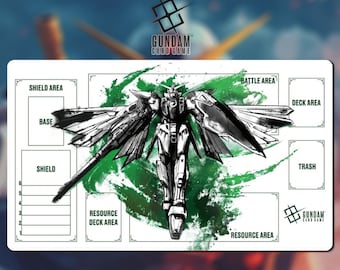 ガンダムプレイマット – V2ガンダム – TCG / 600 x 350 x 2 mm (24 x