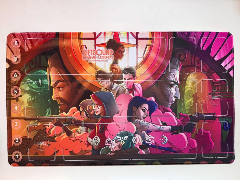 Pink Sprite Riftbound Playmat Riftbound X Arcane LOL - Riftbound TCG / 24x14 Inches ...