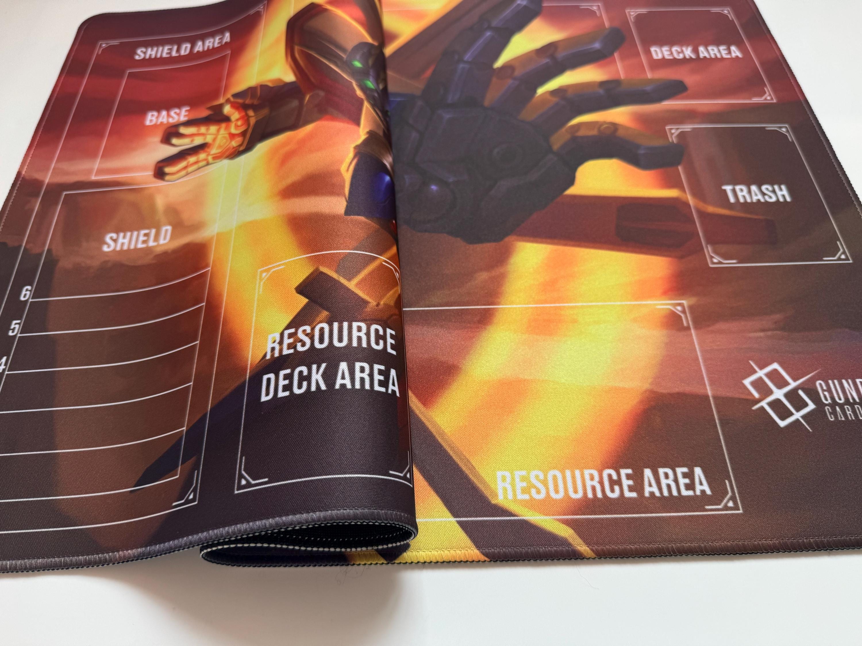 プレイマット ゴッドガンダム カードゲーム - ガンダムTCG / 24x14