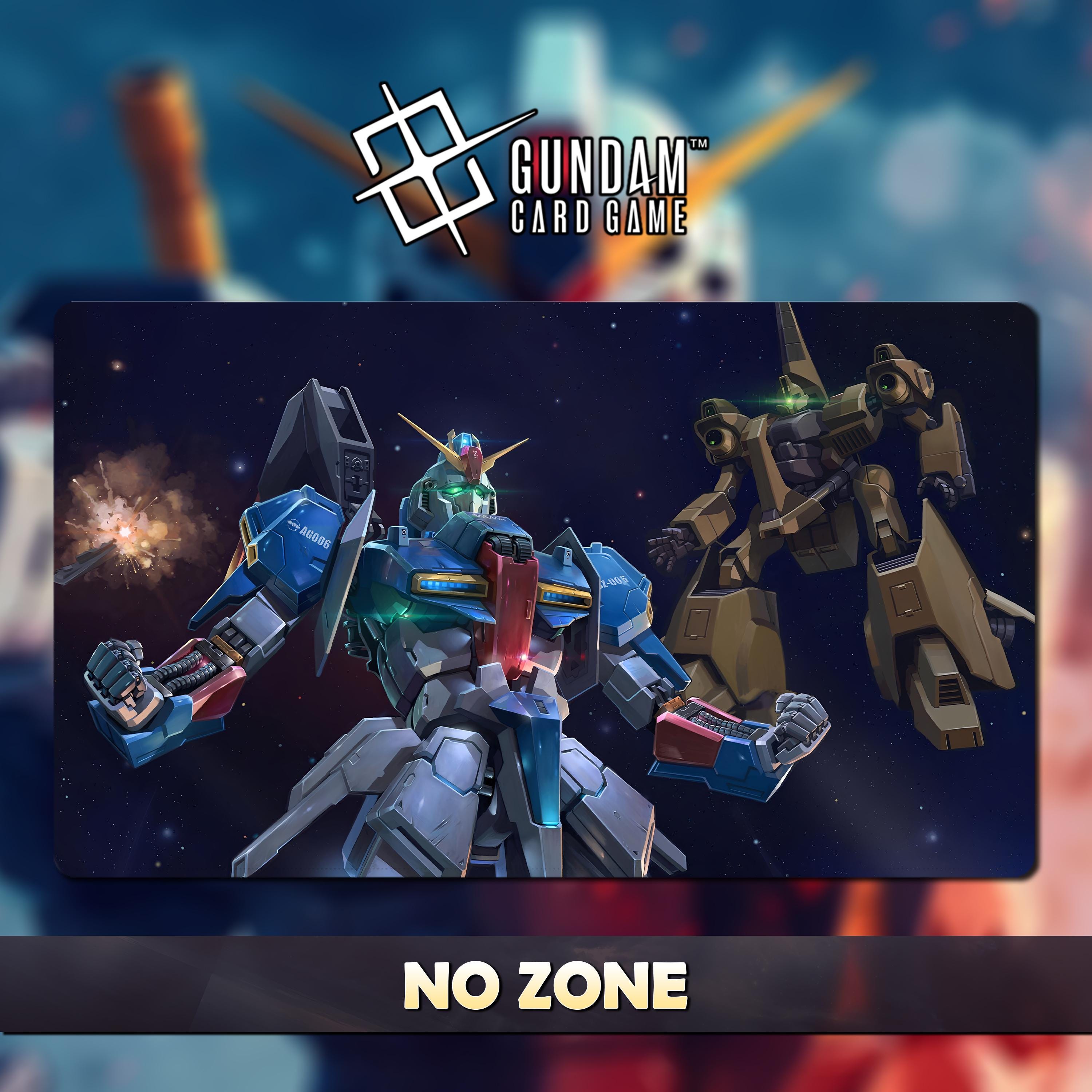 Playmat Zeta Gundam Gundam Card Game With Zone - Gundam TCG