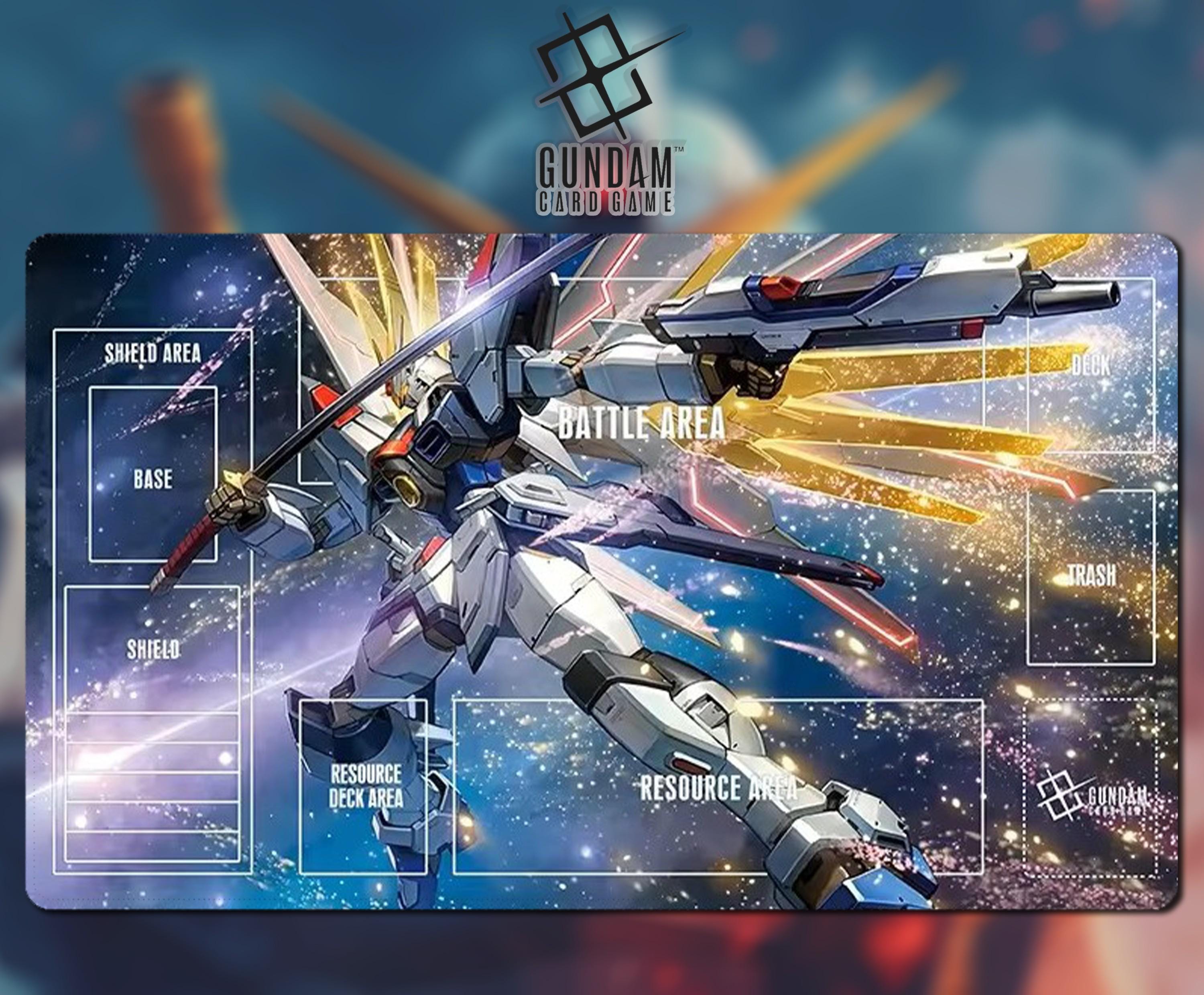 Playmat Arsenal Base Gundam Card Game With Zone 10A - Gundam TCG