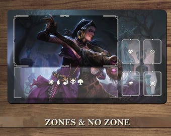 Gate Watch Playmat With Liliana Vess, Jace Beleren, Chandra Naalar