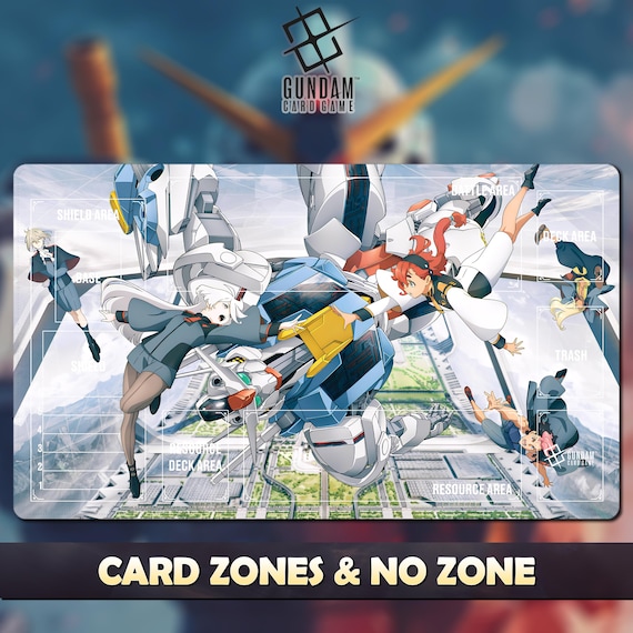 GUNDAM CARD GAME プレイマット Playmat Suisei No Majo Gundam Card Game - Gundam TCG / 24x14