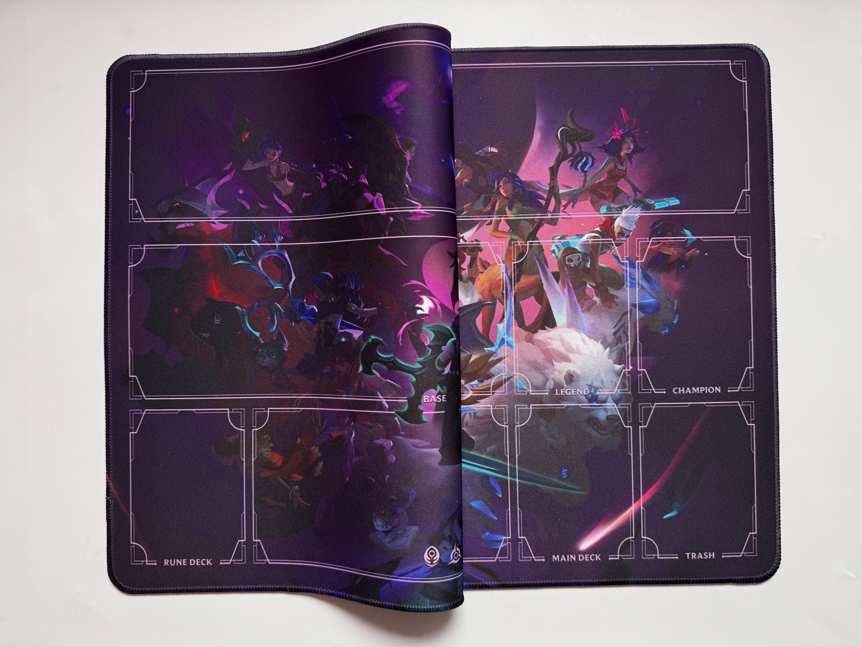 Jinx Arcane Playmat Riftbound LOL - Riftbound Trading Card Game - 24x14 ...