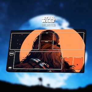 Playmat Chewbacca - Star Wars Unlimited TCG / 24x14 inches (600x350x2mm)