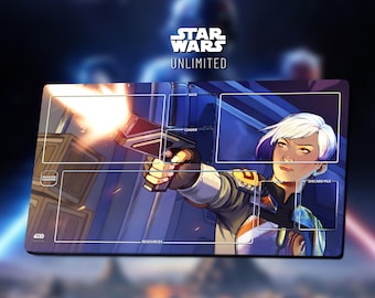Tappetino da gioco Sabine Wren - Star Wars Unlimited TCG / 24x14 pollici (600x350x2 mm)