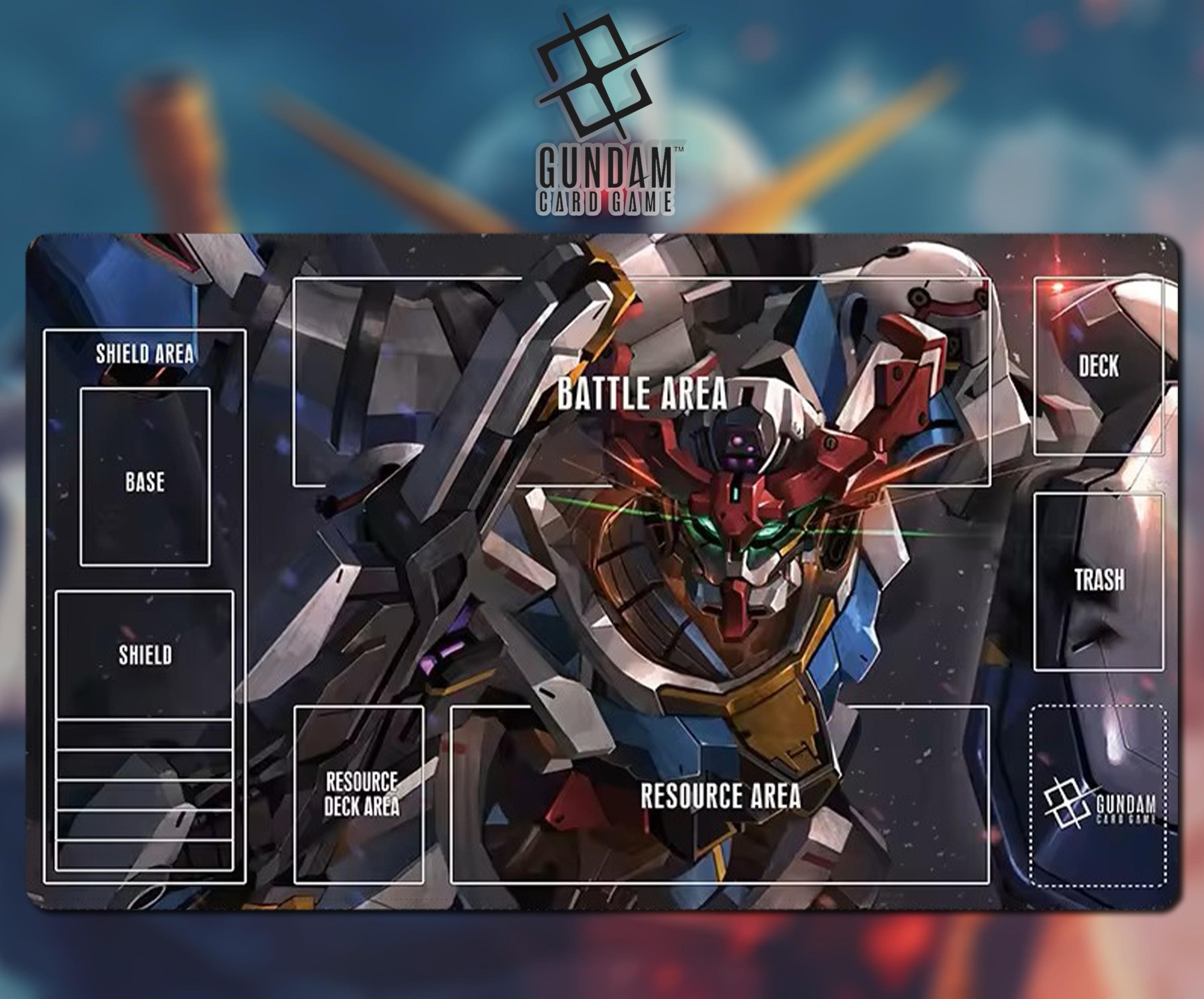 Playmat GQUUUUUUX Gundam Card Game With Zone 21A - Gundam TCG