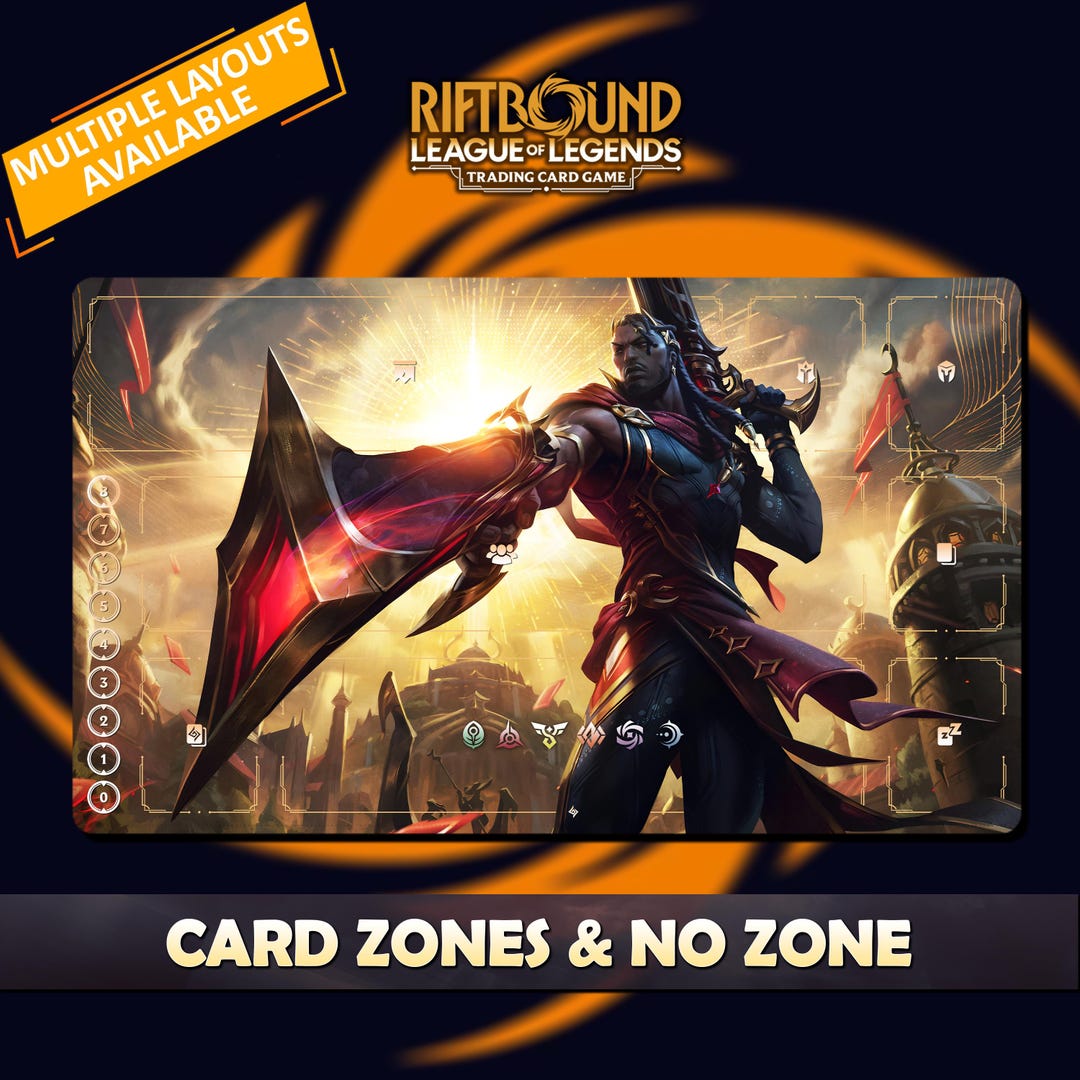 Lucian Arcana Playmat Riftbound LOL - Riftbound Trading Card Game ...