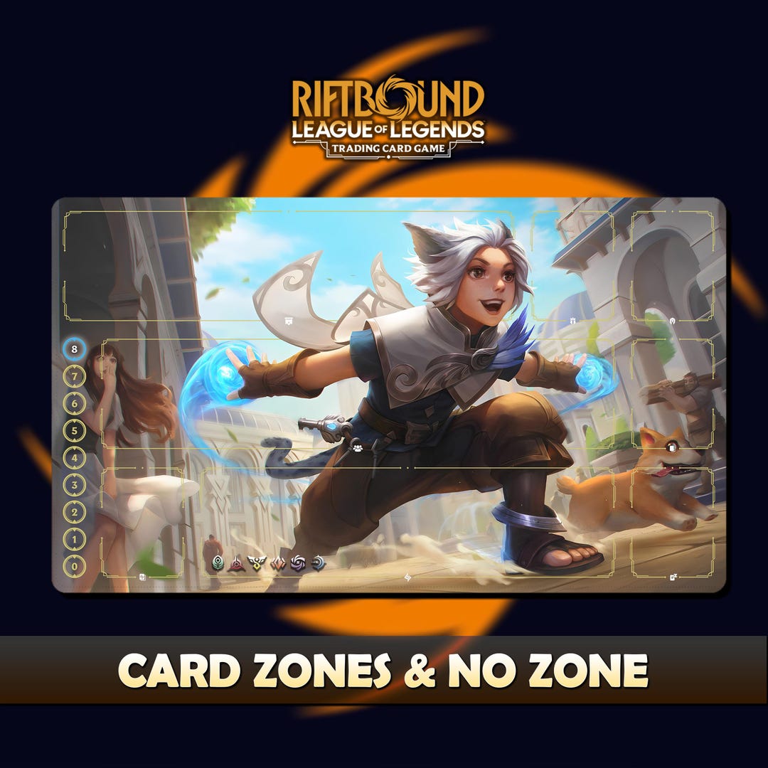 Horith Card/code Harith Paymat Riftbound LOL - Trading Card Game - 24x14 Inches ...