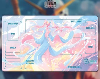 ガンダムTCG プレイマット - ウイングガンダムゼロ - 24インチ×14
