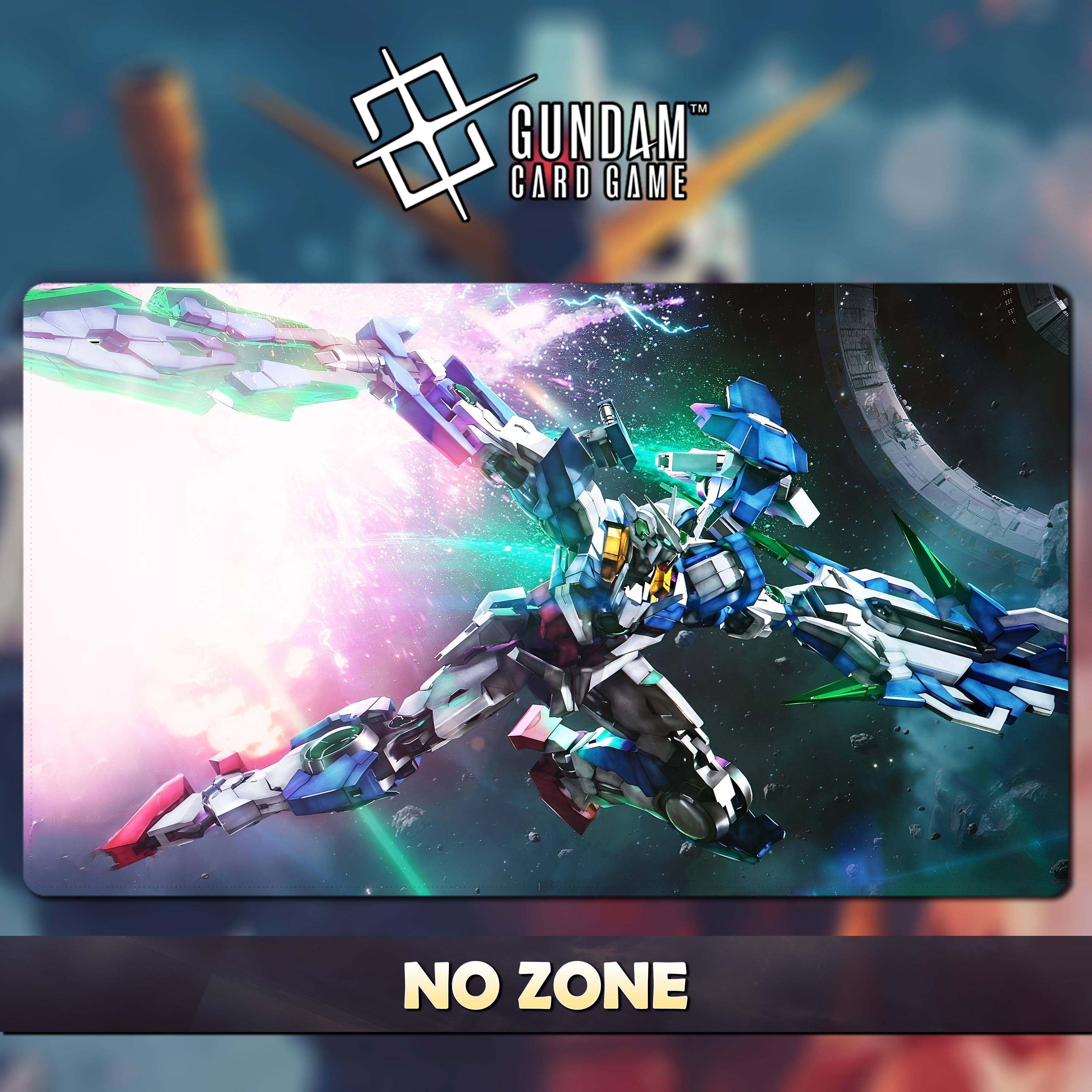 Playmat GN-0000 00 Gundam Card Game With Zone - Gundam TCG / 24x14