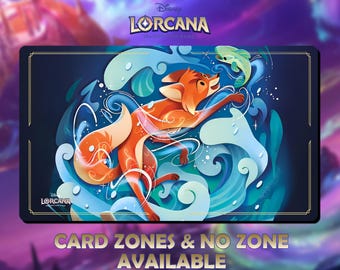 Playmat Tod Knows All the Tricks TCG Lorcana 24x14 inches (600x350x2mm) Protective bag included