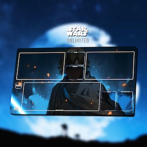 Playmat Luke Skywalker - Star Wars Unlimited TCG / 24x14 inches (600x350x2mm)