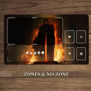 Playmat Sauron The Dark Lord - MTG TCG / 24x14 inches (600x350x2mm)