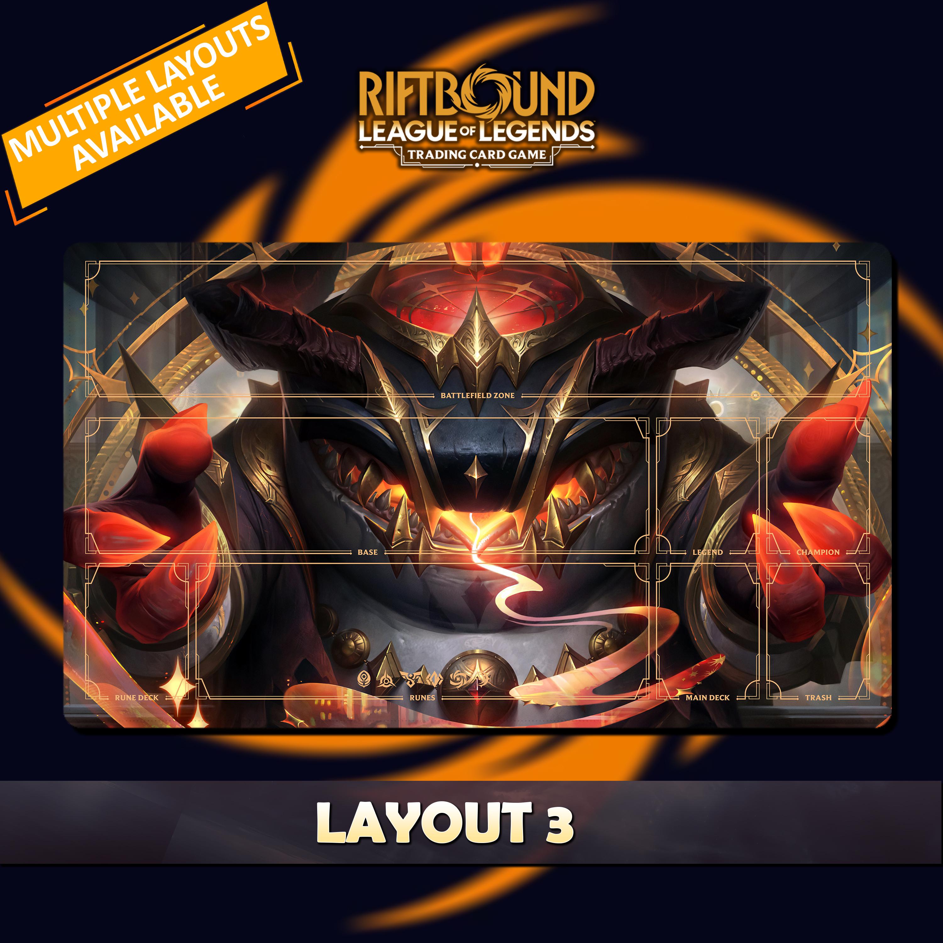Tahm Kench Arcana Playmat Riftbound LOL - Riftbound Trading Card