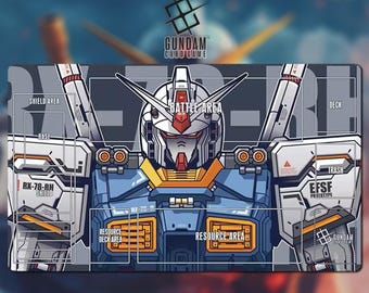 ガンダムゼータプレイマット - ガンダムカードゲーム - 24インチ