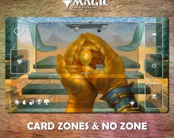 Playmat Mind Stone - MTG TCG / 24x14 inches (600x350x2mm) Protective bag included