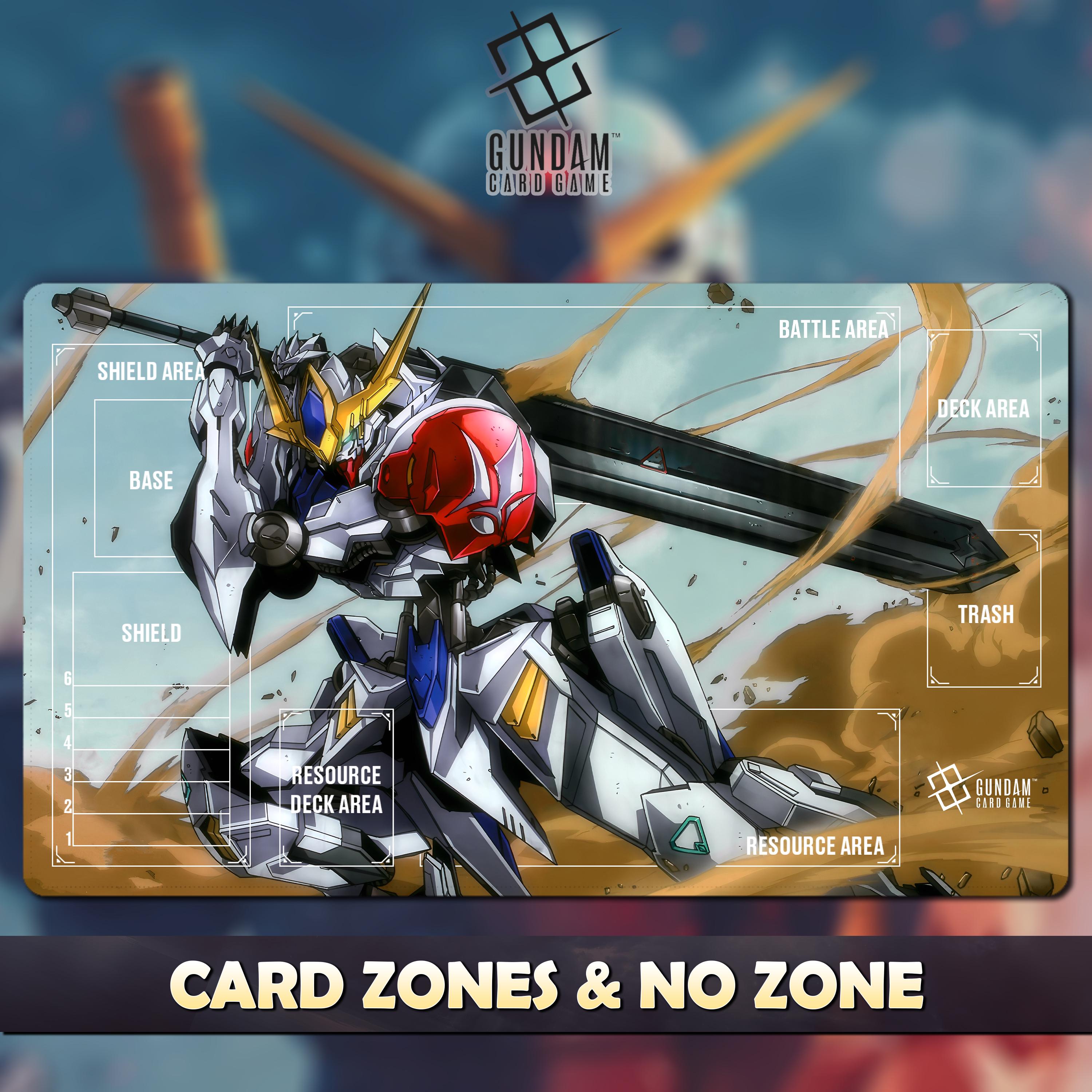 GUNDAM CARD GAME プレイマット　鉄血のオルフェンズ　バルバトス プレイマット バルバトス ルプス レックス 鉄血のオルフェンズ