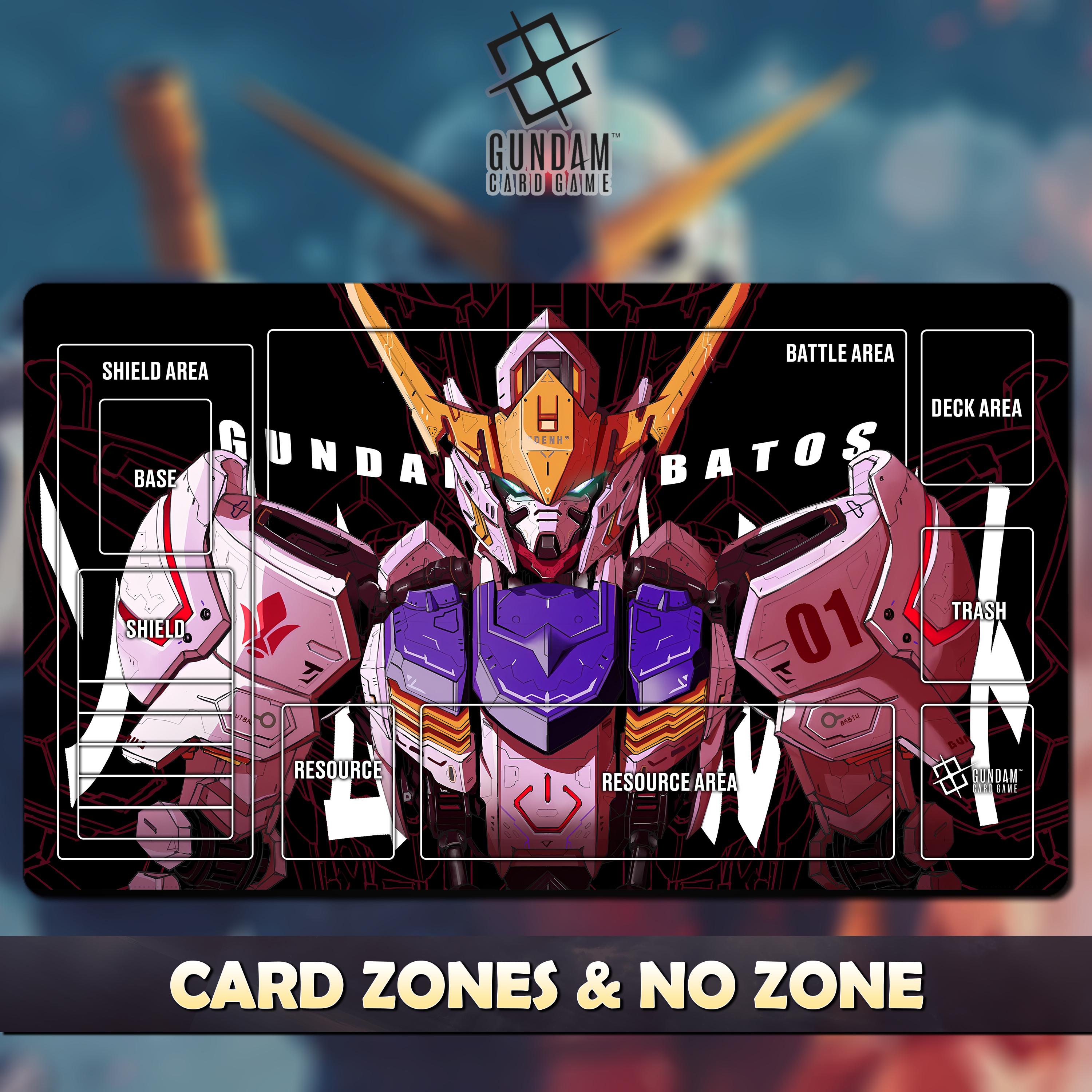 プレイマット ガンダム ASW-G-08 バルバトスガンダム ガンダムカード
