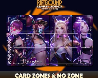 Cloth Playmat TCG - Riftbound Ahri - Cloth Playmat for Collectible