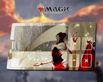 Playmat Elesh Norn - MTG TCG / 24x14 inches (600x350x2mm) Protective bag included