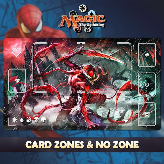 Playmat MTG X Spiderman Carnage Crimson Chaos Universes Beyond / 24''x14'' 600x350x2mm Protective Bag Included - Etsy Playmat MTG X Spiderman Carnage Crimson Chaos Universes Beyond / 24''x14'' 600x350x2mm Protective Bag Included - Etsy