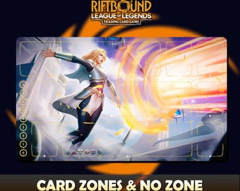 Playmat – Ahri – Riftbound LOL TCG Game Mat 24x14 Inches