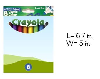 School Supply Templates Drag and Drop, Crayola Markers Template