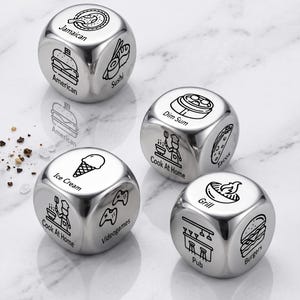 Custom Date Night Dice, Personalized Decision Dice, Couples Game Gift, What To Do Dice, Unique Romantic Gift