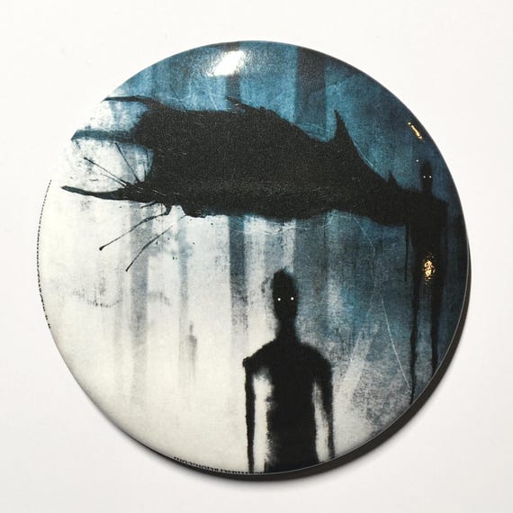 Shadow People 3in Magnet, Creepy Decorations, Nightmare Magnet - Etsy