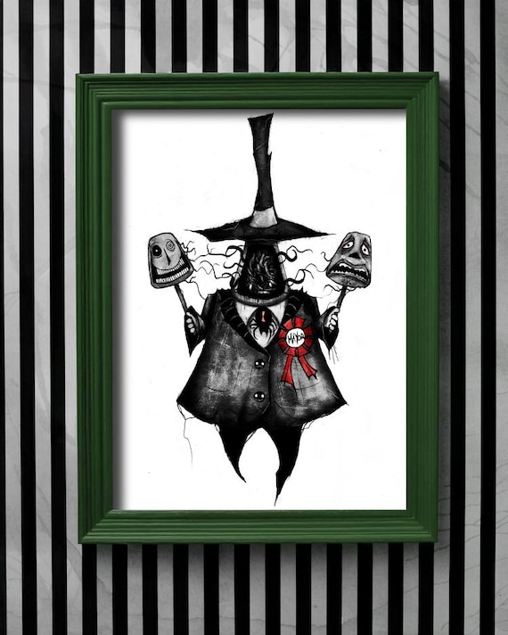 ナイトメアー・ビフォア・クリスマスの市長プリント：ハロウィンタウン