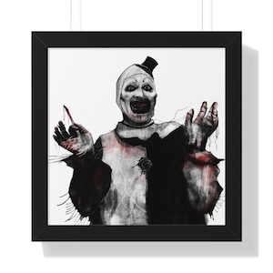 Signed Art the Clown Print - Ominous Terrifier Fan Art - Multiple Sizes