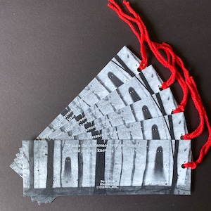 Ghosts in the Forest, Creepy bookmark, Scary Book Lover Gift Ideas