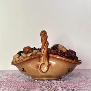 Vintage Ceramic Fruit Basket