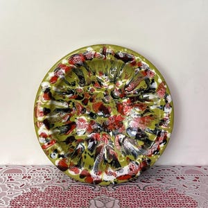 Handmade Abstract Ceramic Ashtray